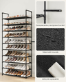 SONGMICS Półka na buty 10 poziomów 28x83x173 cm - półka do przedpokoju – zdjęcie 7