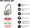 Sony WH-1000XM6 - słuchawki nauszne z redukcją szumów, srebrne – zdjęcie 2