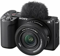 Sony ZV-E10 II + 16-50 mm – bezlusterkowiec do vlogowania APS-C 26 MP, 4K 60p, czarny
