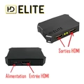 Splitter rozdzielacz HDMI HDELITE POWERHD 2 porty 1.4 4K30HZ widok z tyłu