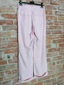 Spodnie damskie lekkie ze śliskiego materiału różowy Casual W.E.A.R widok z tyłu