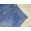 Spodnie jeansy szerokie 100% bawełna unisex widok zapięcia