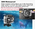 Sportowa wodoodporna kamera 2'' FHD 1080P WiFi H264 16MP widok w wodzie