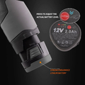 SPTA LD104 – akumulatorowa mini polerka samochodowa 12 V z 2 akumulatorami
