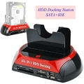 Stacja dokująca dyski pamięć masową All In 1 HDD 875 J SATA widok z boku