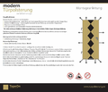 Standom Tapicerka drzwiowa Romby 80-90x200 cm, popiel – zdjęcie 2