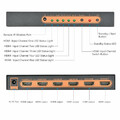 Sumator switcher przełącznik HDMI 5X1 4K 60HZ HDR widok z opisem