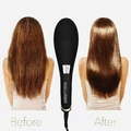 Szczotka do prostowania włosów MadameParis KS301 widok przed i po