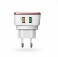 Szybka ładowarka Ldnio Quick Charge 3.0 2 porty USB widok gniazd