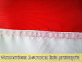 TCTOHZNG flaga Polski 90 x 150 cm – szyte pasy, materiał 210D, mosiężne oczka
