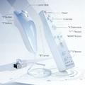 TechKen 2x Wii Remote Plus z Motion Plus + 2x Nunchuk – zestaw kontrolerów, biały
