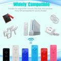 TechKen 2x Wii Remote Plus z Motion Plus + 2x Nunchuk – zestaw kontrolerów, biały
