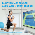 TechKen 2x Wii Remote Plus z Motion Plus + 2x Nunchuk – zestaw kontrolerów, biały
