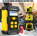 Tester akumulatora samochodowego KONNWEI KW510 12V 100Ah widok opisu.