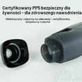 ThinkRider Bidon Rowerowy Aero 650 ml – szary, do MTB i szosy – zdjęcie 4