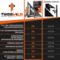 THORVALD Zestaw kątowników stolarskich 180 mm + 300 mm z ołówkiem – zdjęcie 7