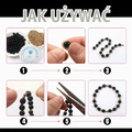 TOAOB FR-CLBD0062 – koraliki z czarnego agatu 8 mm, 100 szt.