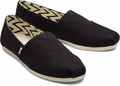 TOMS Alpargata Recycled Cotton – espadryle damskie, czarno-białe