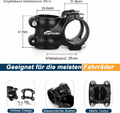toptrek Mostek rowerowy ahead 31,8 mm 35 mm – aluminiowy wspornik kierownicy – zdjęcie 2