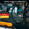 toptrek Pedały platformowe nylonowe 9/16 – z odblaskami, para – zdjęcie 2