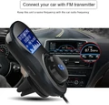 Transmiter adapter FM radia samochodowego Sonu BC30 bluetooth widok w samochodzie