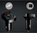Transmiter samochodowy FM Bluetooth 5.0 2-porty USB widok cechy