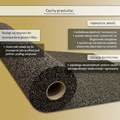 Trecor podkład gumowo-korkowy 2 mm - izolacja pod panele, 1 m2 – zdjęcie 5