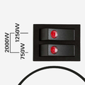 TROTEC Konwektor TCH 19 E Grzejnik elektryczny 2000 W – zdjęcie 5