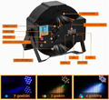 U`King reflektory PAR LED RGB 72 W z akumulatorem, 2 szt. – z pilotem i DMX
