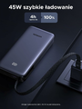 UGREEN Nexode Powerbank 20000mAh 45W – z wbudowanym kablem USB-C – zdjęcie 6