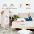 Vesgantti materac kieszeniowy 90 x 200 cm, 24 cm, H3 – 7 stref, pianka memory