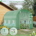 Vounot Tunel foliowy zimowy 3x2x2 m, 6 m², z oknami – zdjęcie 4