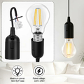 vsshe oprawki żarówki E27 z przewodem, 12 szt. – 250 V, 4 A