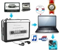 Walkman konwerter kaset magnetofonowych do MP3 USB widok z laptopem