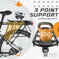 WEST BIKING - regulowany bagażnik rowerowy tylny, 100 kg – zdjęcie 2