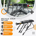 WEST BIKING - regulowany bagażnik rowerowy tylny, 100 kg – zdjęcie 3