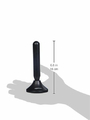 Wewnętrzna przenośna antena cyfrowa AmazonBasics DVB-T609 widok wymiaru