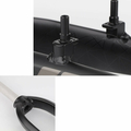 Widelec sztywny MTB 26/27,5 cala – aluminiowy, hamulec tarczowy/V-brake, QR – zdjęcie 3