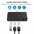 Wielofunkcyjny HUB 7w1 Dodocool DC35 USB-C 4K widok zastosowań