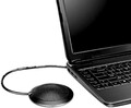Wielokierunkowy mikrofon pojemnościowy USB konferencyjny Docooler iTalk-02 widok przy laptopie