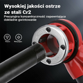 WilTec Gwintownica do rur stalowych 9-cz. z grzechotka, walizka – zdjęcie 4