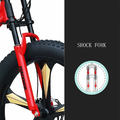 Wmmner Fatbike 26x4.0 - rower z grubymi oponami, 27 biegów, biały – zdjęcie 6