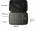 Wodoodporna walizka do GoPro Hero 5/4/3/2 SJ4000 Xiaomi Yi Andoer 1szt. LARGE widok w środku