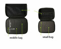 Wodoodporna walizka do GoPro Hero 5/4/3/2 SJ4000 Xiaomi Yi Andoer 1szt. MIDDLE widok w środku