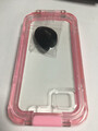 Wodoszczelne i wodoodporne etui do iPhone 6S plus różowe widok z tyłu