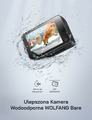 WOLFANG GA420 - kamera akcji 4K 60FPS z akcesoriami i etui podwodnym – zdjęcie 3