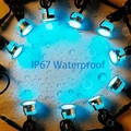 Wpuszczane oświetlenie pokładowe RGB WiFi LED 12V IP67 10szt. odporność na wodę