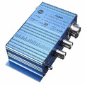 Wzmacniacz samochodowy Lvpin LP-A6 Mini 2CH Hi-Fi DVD widok pod kątem