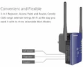 Wzmacniacz sygnału WiFi Prescitech E300 widok opisu