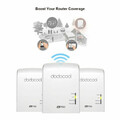 Wzmacniacz WiFi Repeater AP Router AC750 2,4 5GHz DODOCOOL DC24 widok trzech sztuk